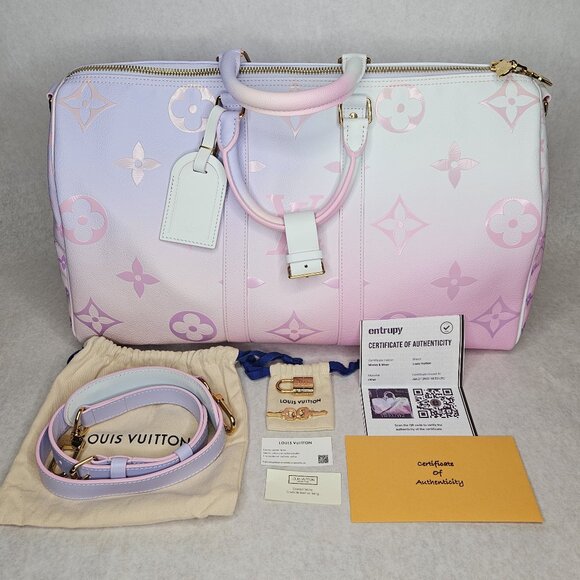 Louis Vuitton Giant Monogram Spring in the City Sunrise Pastel Keepall 45 - Picture 1 of 16